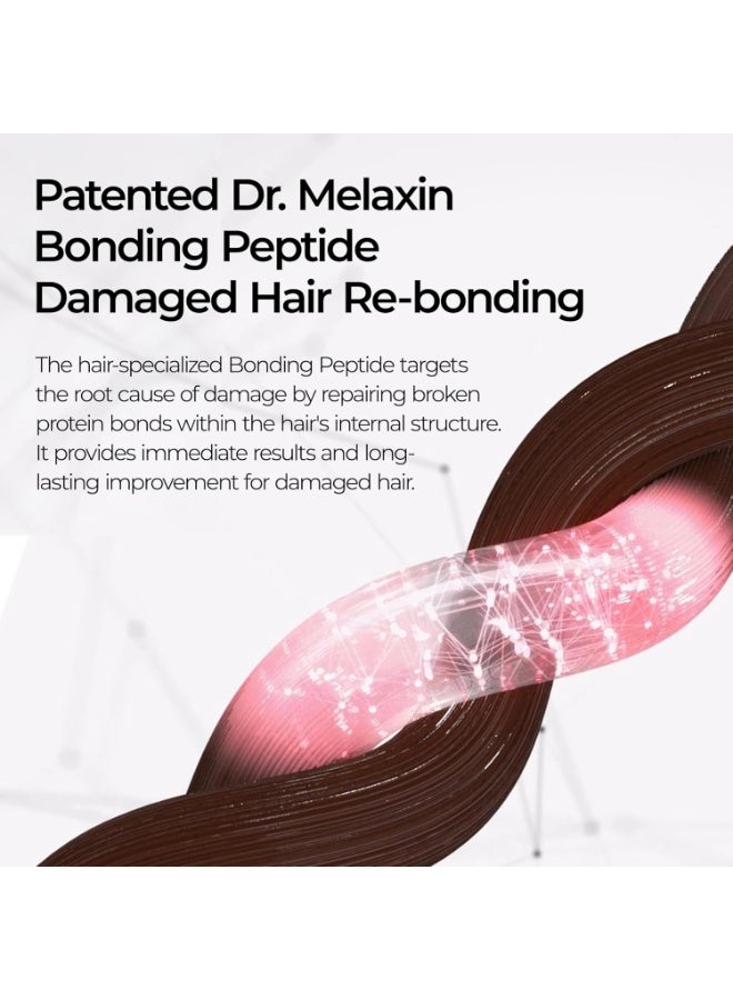 Dr. Melaxin علاج ترميم الشعر من دكتور ميلكسين بوندكس | إصلاح عميق للشعر المبيض والتالف مع ببتيدات الربط + زيت الأركان - Image 5