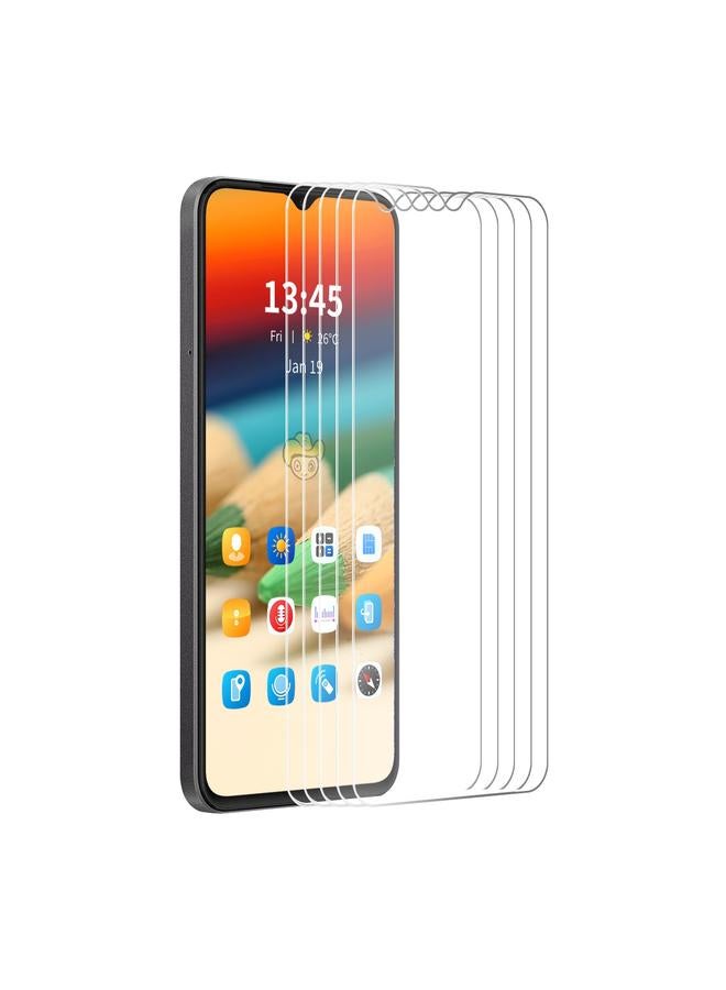 إنكاي جراب لهاتف Motorola Moto E13 4G، 5 قطع، 9H، حافة قوسية كبيرة، طبقة زجاجية مقواة من الألومنيوم والسيليكون - Image 1