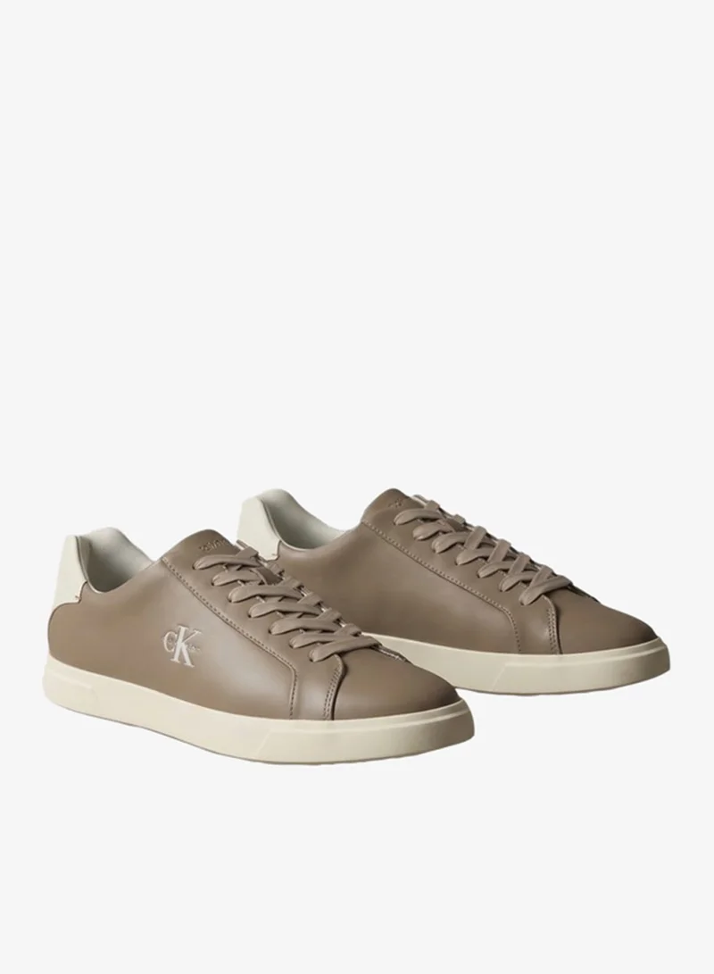 Calvin Klein  Leather Signature Logo Trainers for Men | Best Price UAE