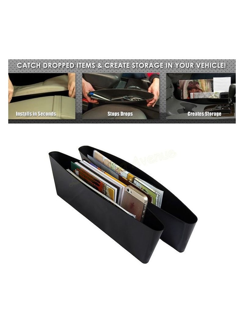 Catch Caddy Car Seat Catcher Magic Box Car Organizer (Set of 2) - Image 2