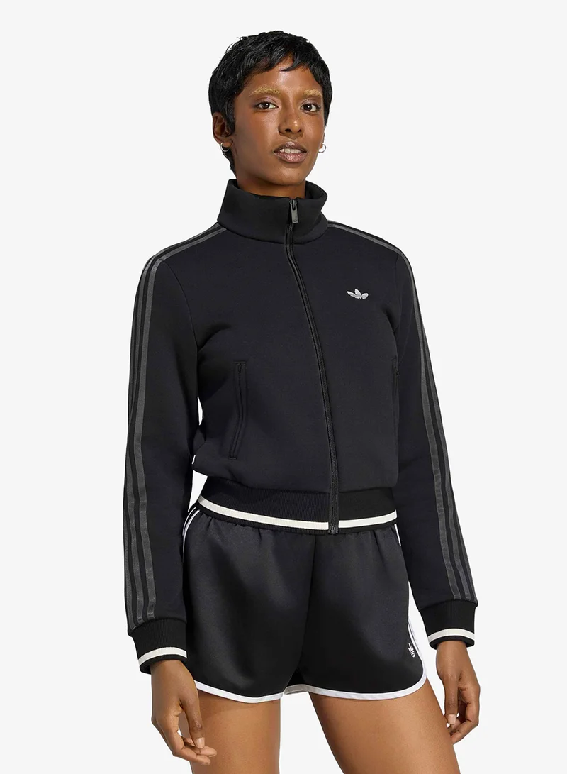 Ribbed Football Track Top