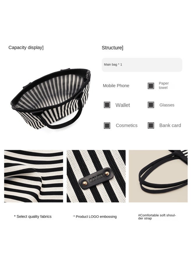 Popular Versatile Large Capacity Tote Bucket Bag, High-end Women's Bag For Travel And Commute - Image 4