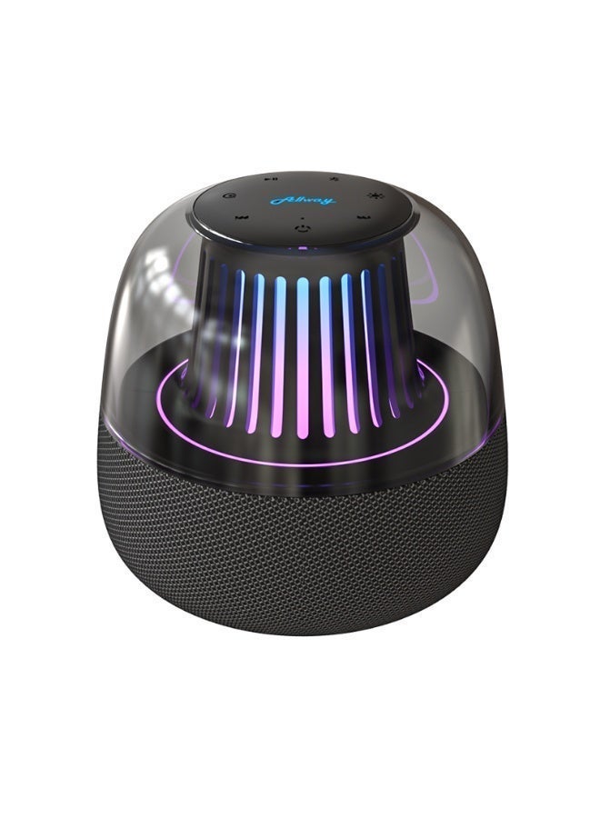 F&D AllWAY Portable Bluetooth Speaker with RGB LED Lighting,TWS Wireless Stereo Pairing, Deep Bass,Bluetooth/AUX/TF Support, APP Control for Home and Party - Image 1