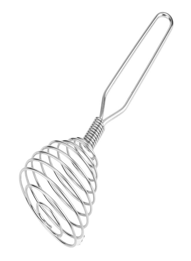 SADMAX Stainless Steel Spiral Whisk Hand Beater – Heavy Duty Spring Coil Blender for Eggs, Milk Froth, Lassi, Coffee, Batter Mixing – Rustproof, Easy Clean, Kitchen & Baking Tool Daily! - Image 1