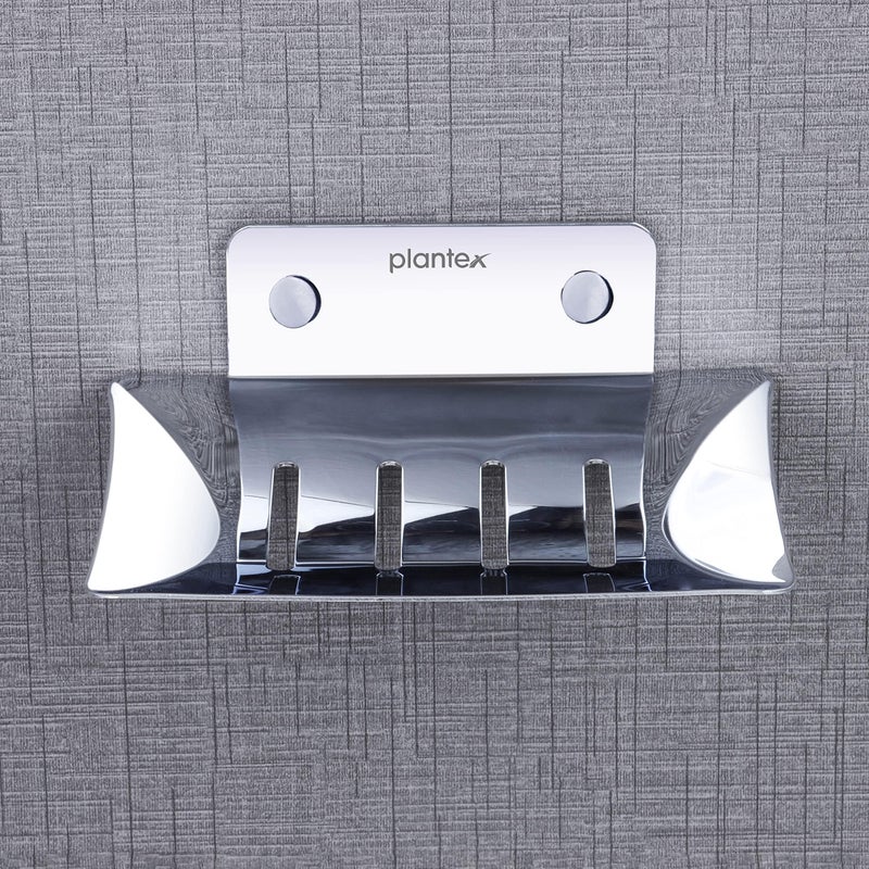 Plantex Stainless Steel Soap Dish/Soap Stand/Bathroom Soap Holder/Soap Case Bathroom Accessories - (Pack of 2) - Image 5