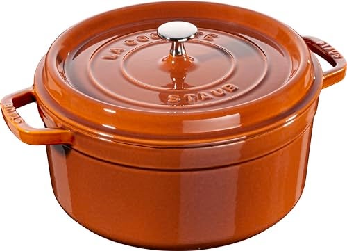 STAUB كوكوت دائرية ستوب 28 سم قرفة - 5.85 لتر - Image 1