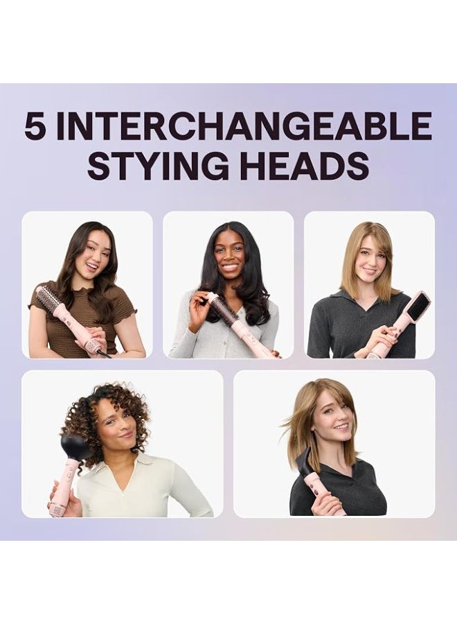 Wavytalk Air Sculpt 5-in-1 Hot Air Brush Set, Multi Hair Styler for Blowouts, Volumizing, Curling & Straightening, Hair Dryer Brush, Ionic Anti-Frizz Styling Tool - Image 3