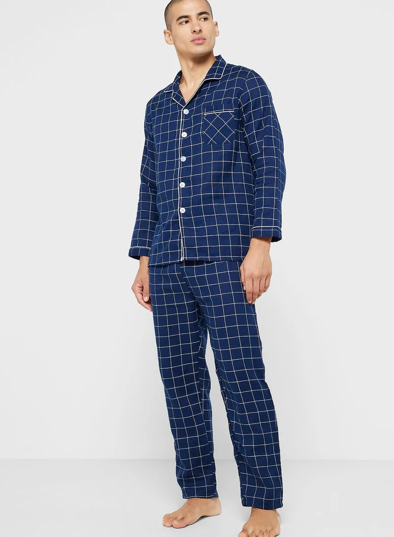 Robert Wood Check Pyjama Set