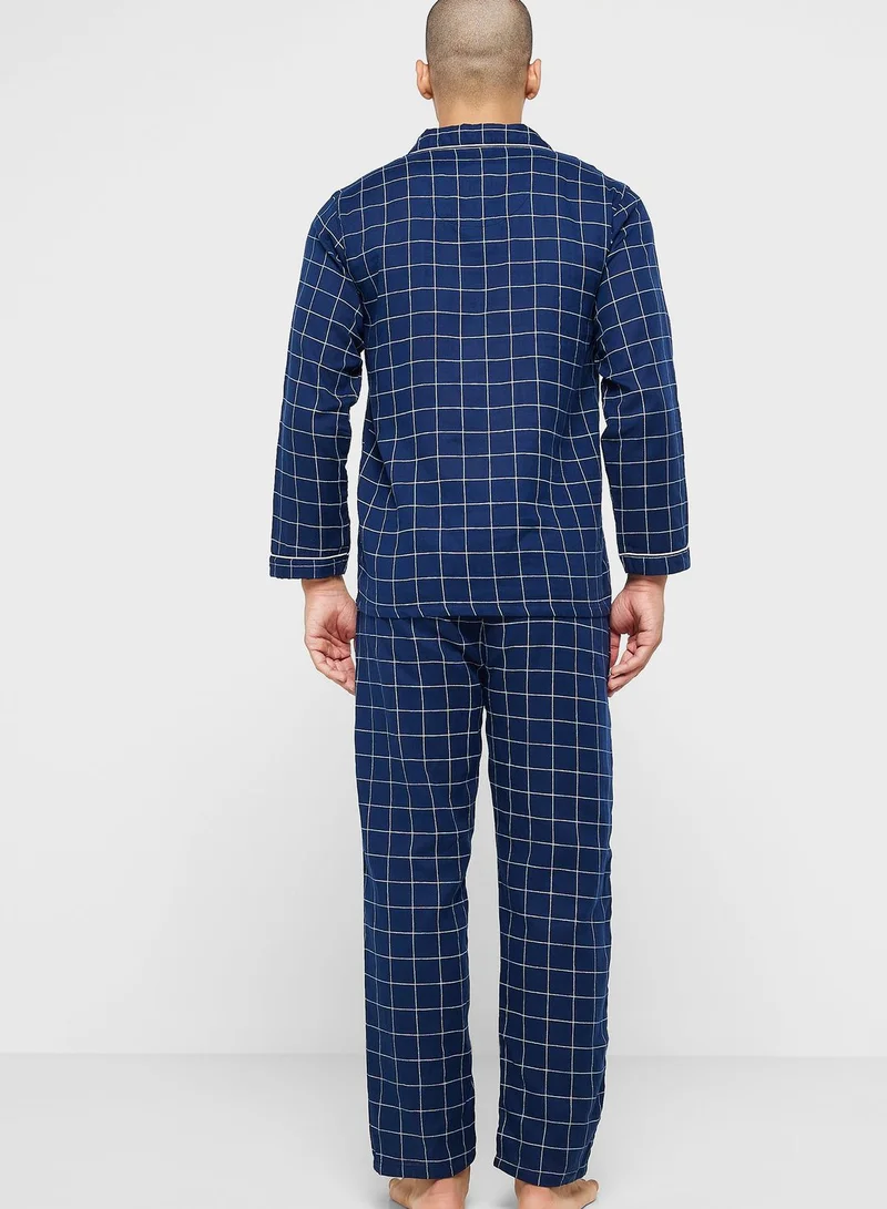 Robert Wood Check Pyjama Set