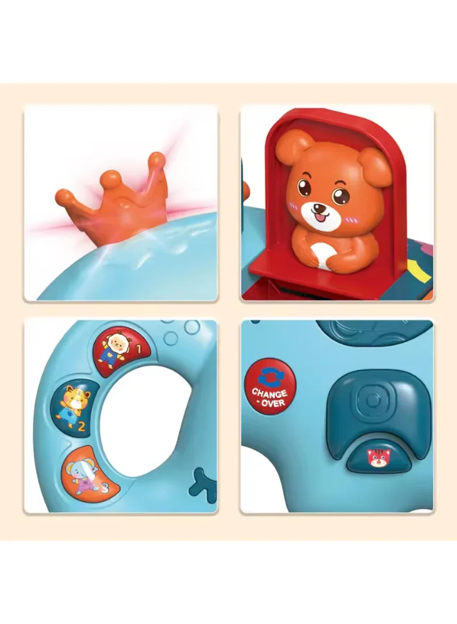 TOOLY Kids Musical Elephant Learning Toy with Lights & Animal Buttons – Interactive Educational Toy for Toddlers