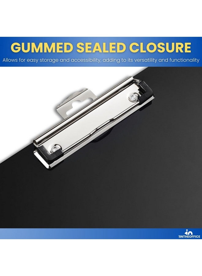 1InTheOffice Landscape Clipboard Black Horizontal Clipboard 8.8 X 12.4Inch 2 Pack - Image 4
