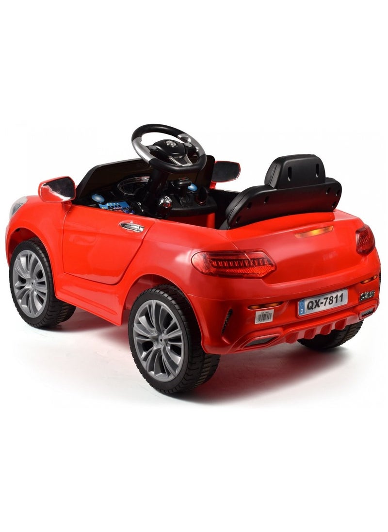 Toyland - Kids Electric Ride On Car, 6V RC Parental Remote Control and Foot Pedal Manual Modes - Image 1