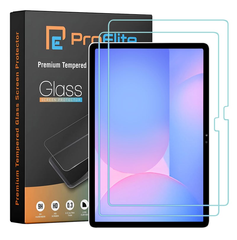 ProElite Screen Protector for Samsung Galaxy Tab S10 FE Plus 13.1 inch, Premium Tempered Glass Screen Protector for Samsung Galaxy Tab S10 FE Plus 13.1 inch [2 Pack] - Image 1