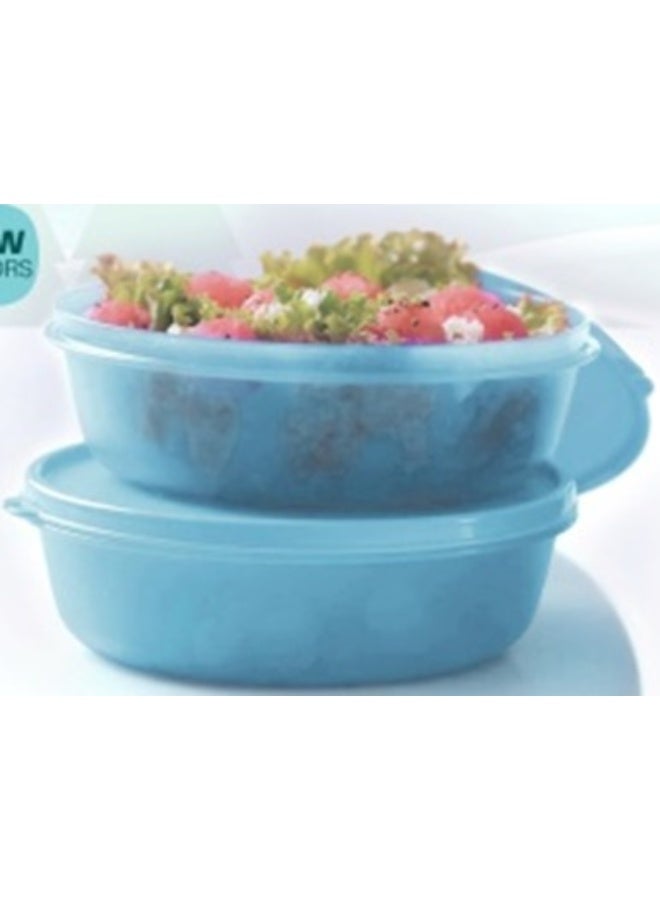 Tupperware SS Bowl (1.5 L, Single Unit), Aqua Blue - Airtight & Leak-Proof Food Container - Image 5