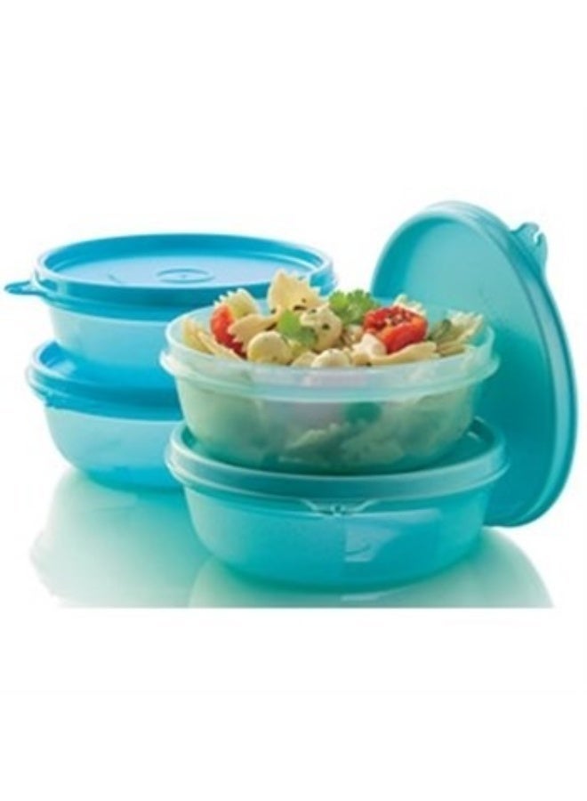 Tupperware SS Bowl (1.5 L, Single Unit), Aqua Blue - Airtight & Leak-Proof Food Container - Image 4