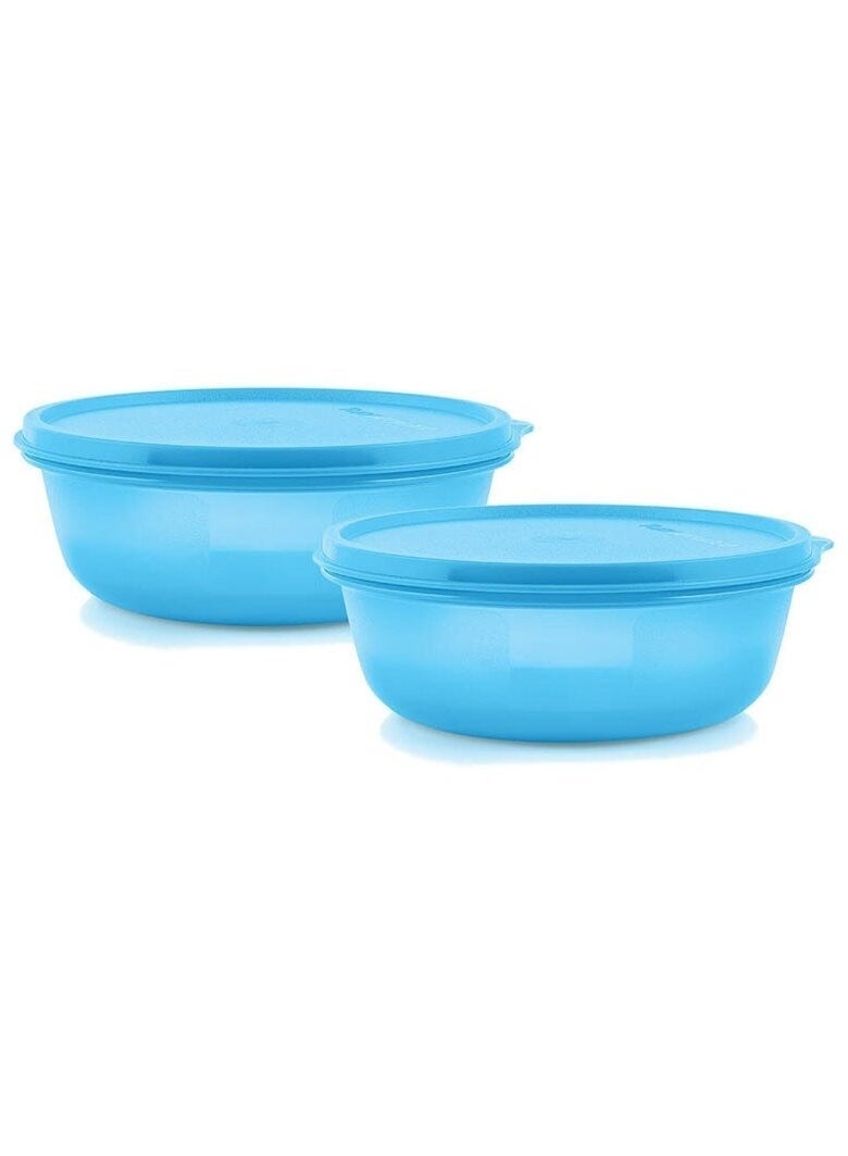 Tupperware SS Bowl (1.5 L, Single Unit), Aqua Blue - Airtight & Leak-Proof Food Container - Image 3