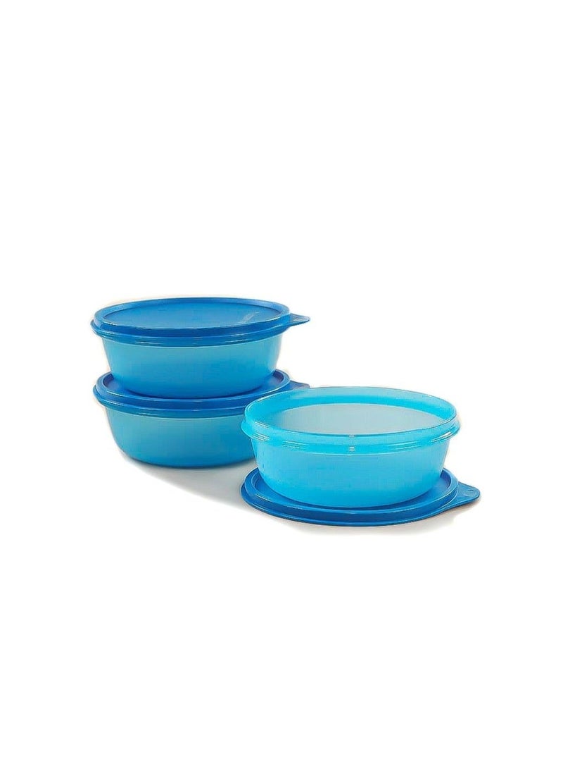 Tupperware SS Bowl (1.5 L, Single Unit), Aqua Blue - Airtight & Leak-Proof Food Container - Image 2