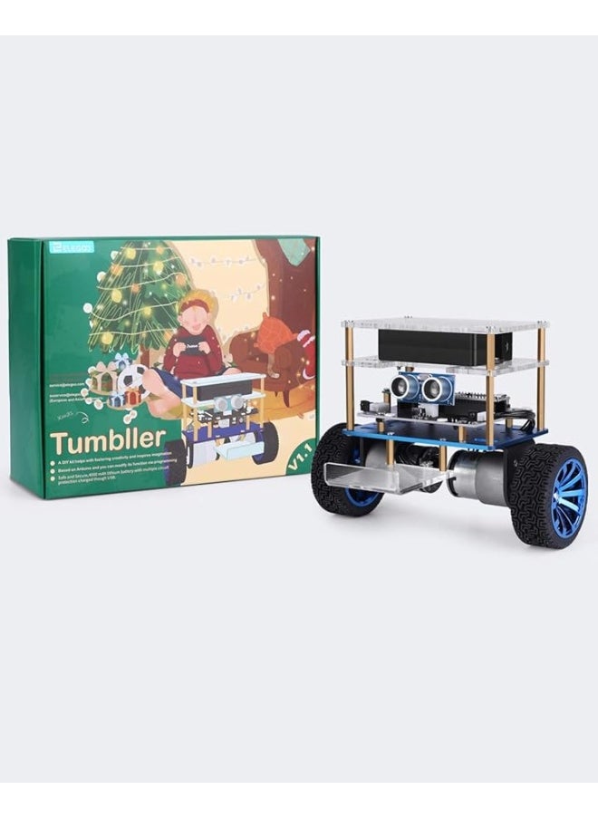 ELEGOO - ELEGOO Tumbller Self-Balancing Robot Kit Robotics for Kids Adults Coding for Kids 8-12 STEM Kits for Kids Ages 12-14 14-16 Boys Toys Teens Gifts for Boys Girls Engineering Kits Compatible with Arduino - Image 1