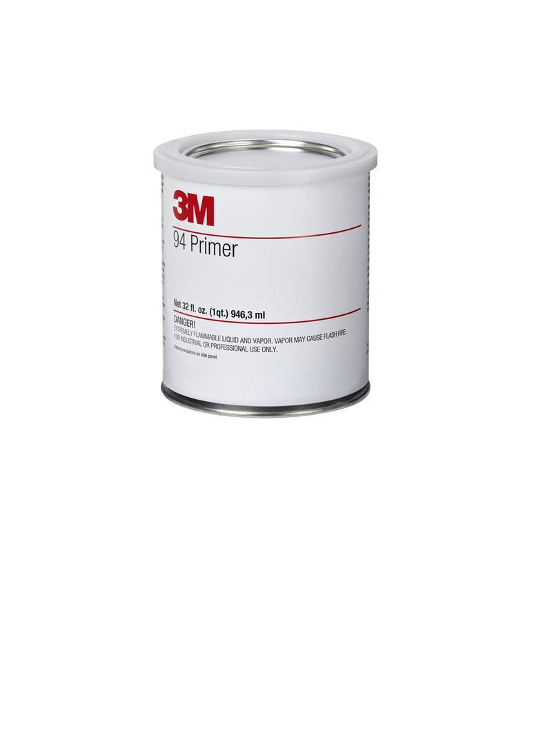 3M Tape Primer 94 946ml Used to Promote Adhesion of 3M Tapes to Surfaces Such Polyethylene, Concrete, Wood, Glass, Metal and Painted Metal Surfaces - Image 2