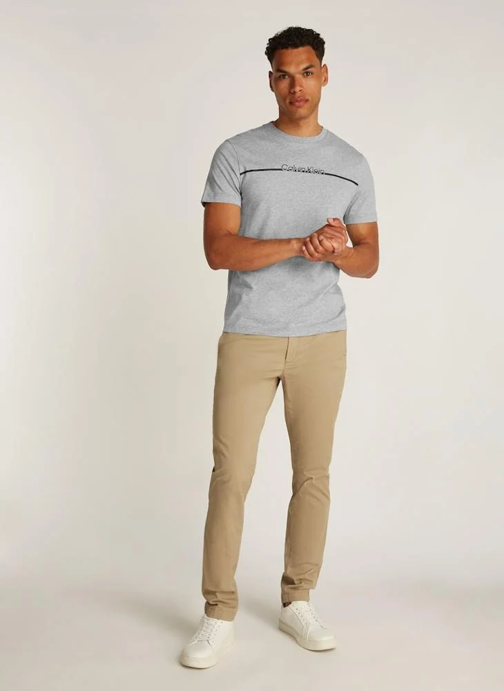 CALVIN KLEIN Logo Crew Neck T-Shirt