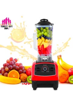 SILVER CREST 15-Speeds Multifunctional Countertop Blender Ice Shaver Food Grinder 2.5L 4500W SC-1589 Black Red  - Image 3