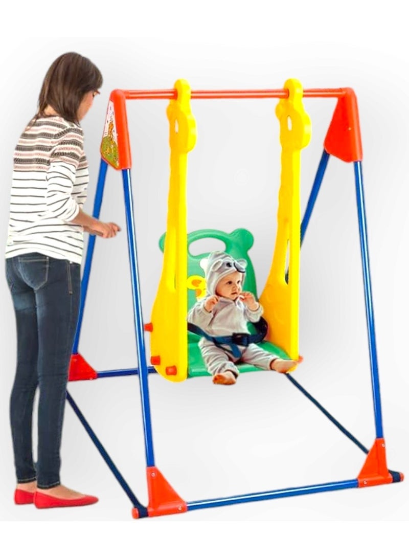 Smart Baby baby single seater swing baby with stand MULTI COLOUR - Image 1