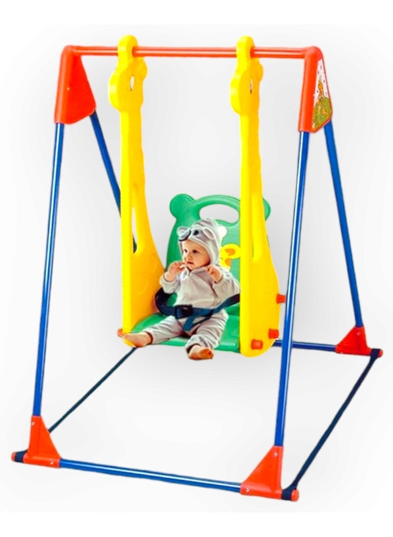 Smart Baby baby single seater swing baby with stand MULTI COLOUR - Image 2