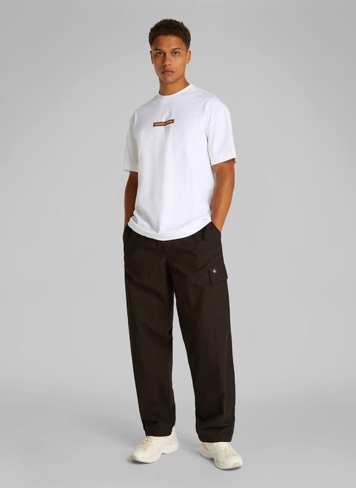 Calvin Klein Jeans Logo Crew Neck T-Shirt  - Image 4