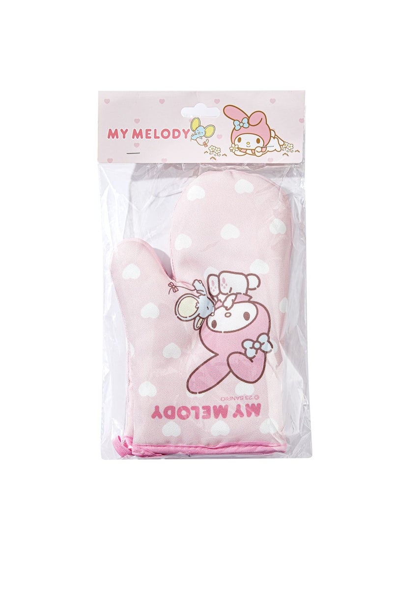 Sanrio Cartoon Oven Mitts Heat Resistant Powder 