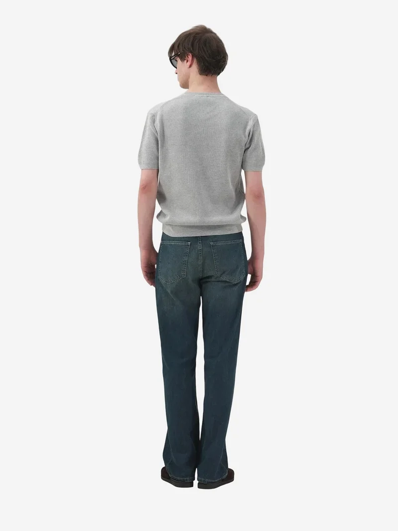 Giesto Light Grey GIESTO Men's Cotton Crew Neck T-Shirt for Men | Best Price UAE