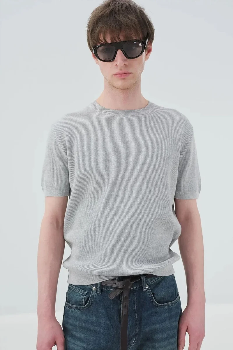 GIESTO Men's Cotton Crew Neck T-Shirt