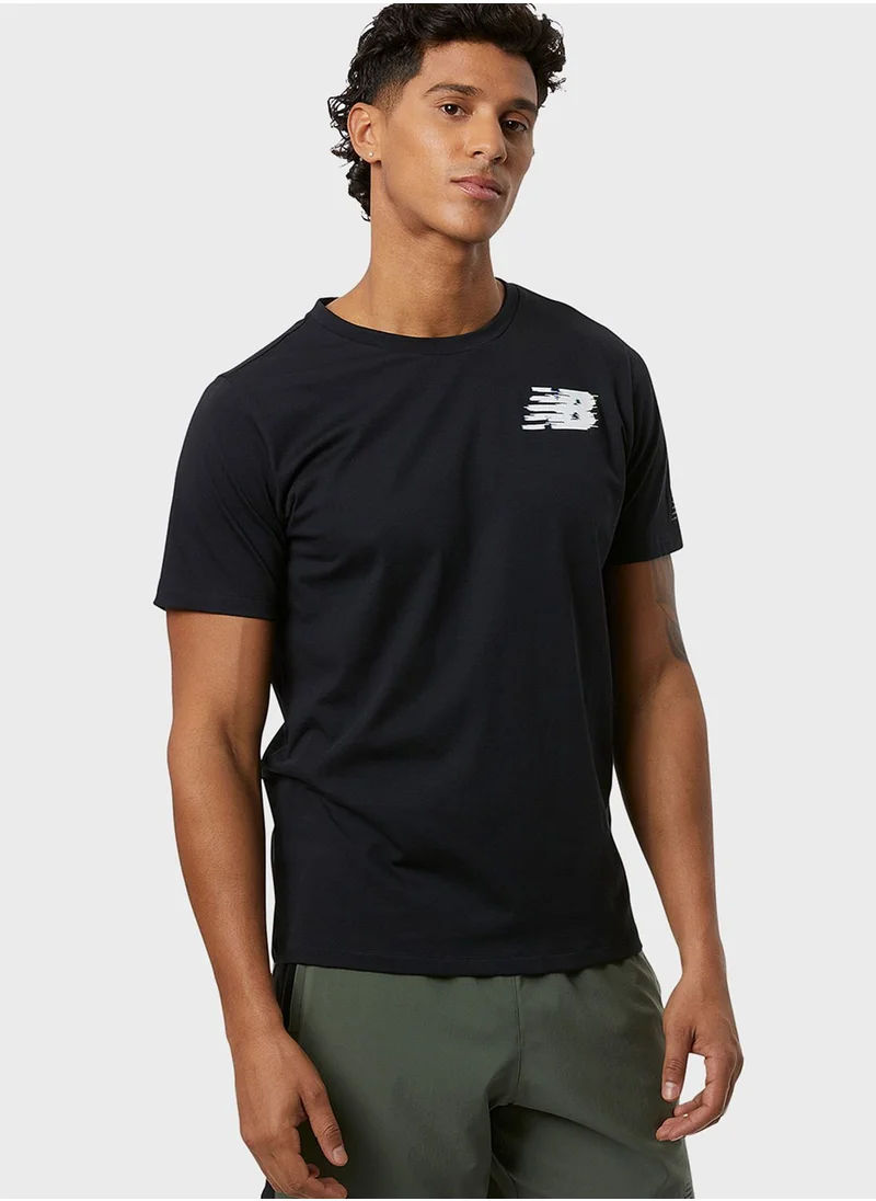 New Balance Graphic Heathertech T-Shirt