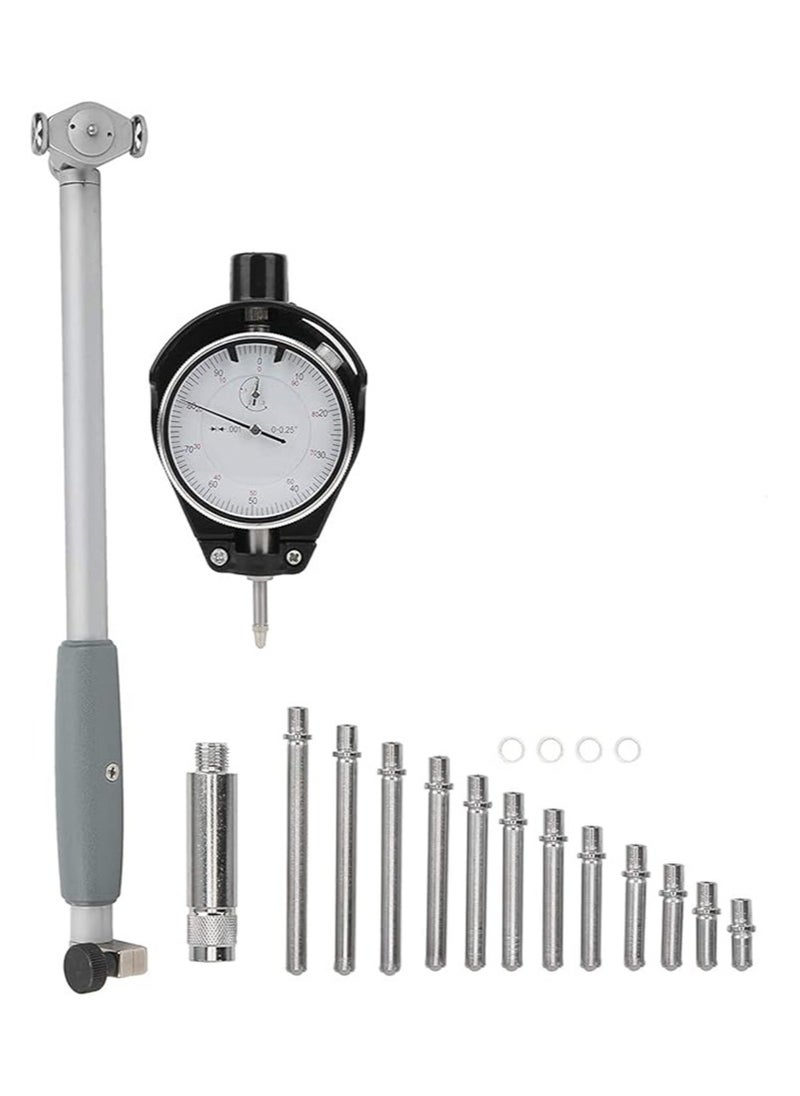 0TO1 TECH - Dial Indicator, Meter Hole Indicator,Engine Cylinder Measuring Tool Kit 50-160/0·01mm, 6Exchangeable Side Head Deep Engine Bore Cylinder Measuring Tool Cylinder Tool Kit - Image 1