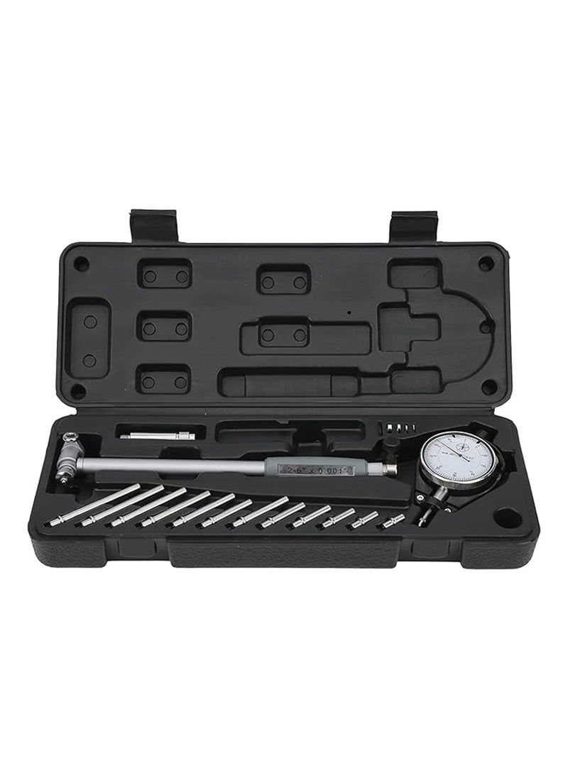 0TO1 TECH - Dial Indicator, Meter Hole Indicator,Engine Cylinder Measuring Tool Kit 50-160/0·01mm, 6Exchangeable Side Head Deep Engine Bore Cylinder Measuring Tool Cylinder Tool Kit - Image 1