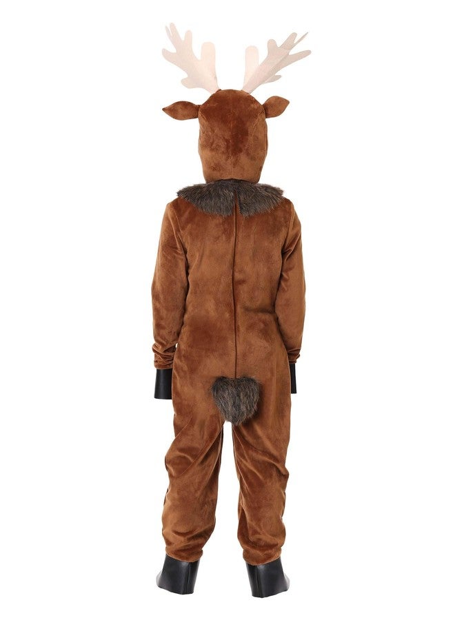 Fun Costumes Child Mighty Moose Halloween Costume - Jumpsuit, Headpiece, Cloven Hooves - Moose Theme Dress Up Outfit for Kids - Image 3