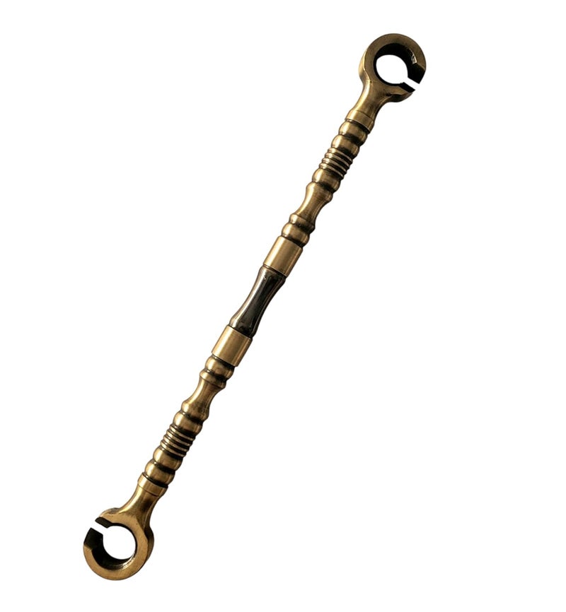 nooks Decorative Brass Finish Swing and Jhula Hookh and Rod 16mm for HammockSwing and Jhula Set of 2 for All Kind of Swing anf jhula for Home and Garden - Image 4