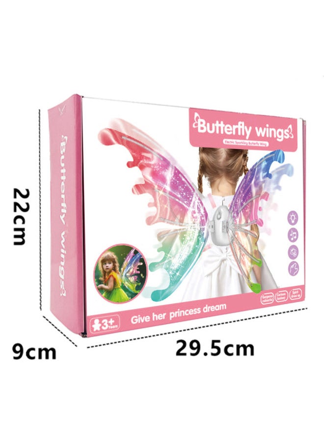 Electric Luminous Wings Butterfly Elf Wings Backwear Stage Props Boys Girls Children Outdoor Toys-Color:[Chinese Version] Elf Electric Wings-[Lights Version]]  - Image 5