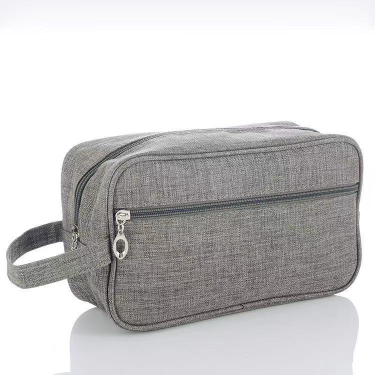 Large Capacity Mens Organizer Handbag 600D Gray 