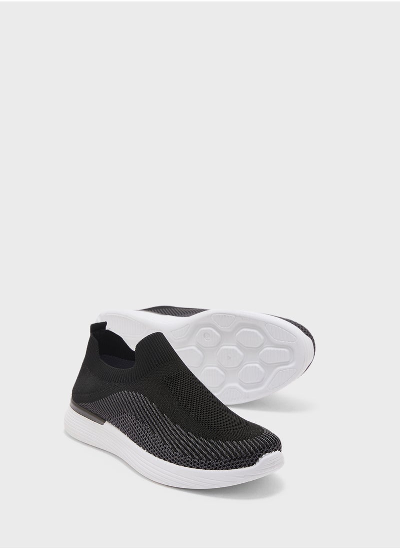 Seventy Five Knitted Casual Slip Ons  - Image 3