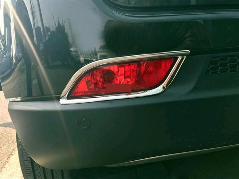 QASULER ABS Chrome Fog Light Lamp Cover for Jeep Compass - Image 4