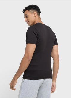 Seventy Five Basics Pack of 3 Ribbed T-Shirt  - Image 5