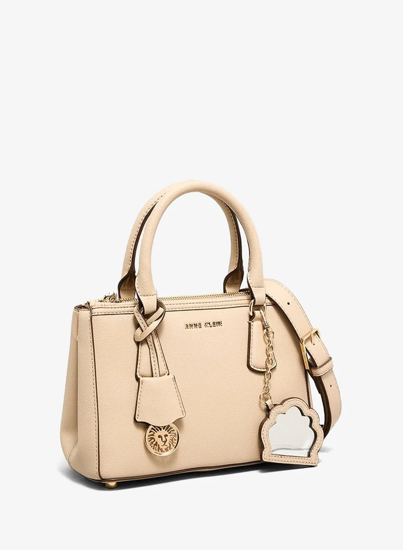 آن كلاين Anne Klein Textured Satchel Bag With Keyring Detail