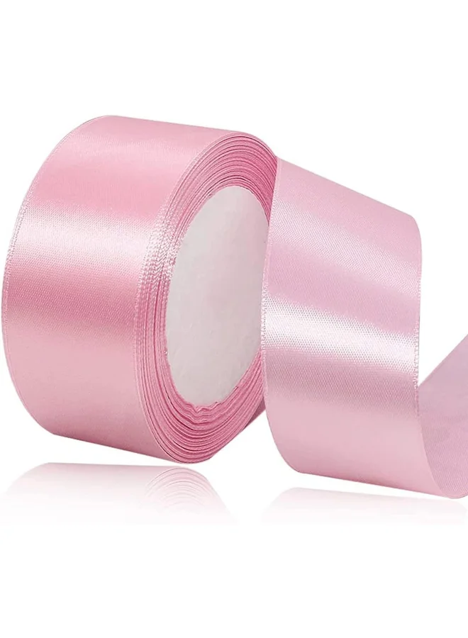 Share the Love Share the love 36mm Satin Ribbon - 25 Yards Length - Light Pink - Smooth & Shiny Crafting Ribbon for Gift Wrapping, Decorations, DIY & Sewing