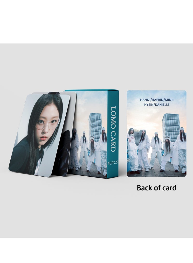 إيهوم 55 قطعة من بطاقة لومو لاجتماع المعجبين الأول من NewJeans "Bunnys Camp". - Image 5