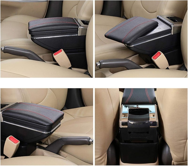 Yurefax صندوق تخزين مسند الذراع القابل للدوران يوريفكس لسيارة رينو داستر - Image 5