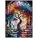 Artinhand Great Jigsaw Puzzles for Adults 500 Pieces Stained Glass Tree of Life Wooden Challenging Puzzles Gift for Friends Family Home Decoration Puzzle - Image 2