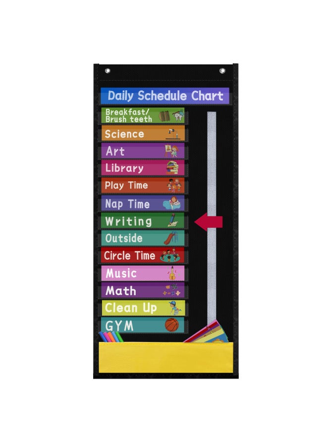 Source New Arrow Indicates Classroom Course Schedule Pocket Daily Schedule Chart - Image 1