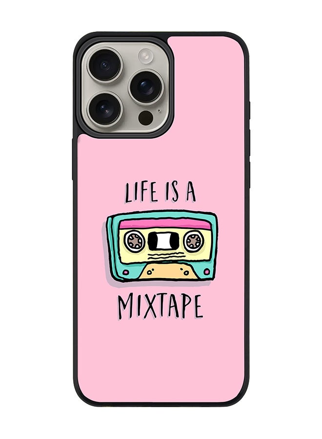 Stylizedd For iPhone 16 Pro Max Case [Compatible with MagSafe] Slim Magnetic cover Phone Case iPhone 16 Pro Max -Life is a mixtape - Image 1