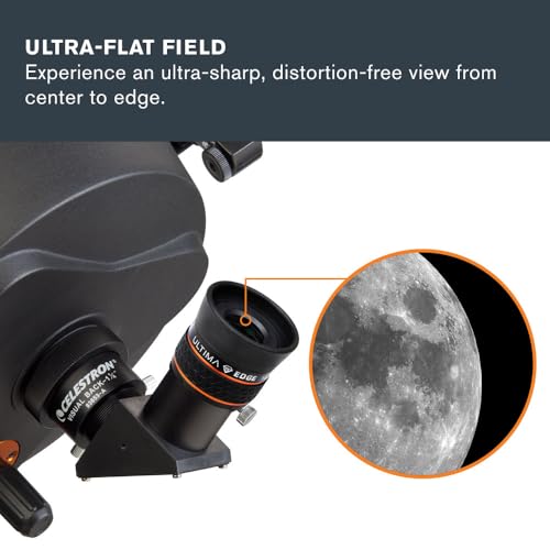 Celestron 93450 Ultima Edge 10mm Parfocal Ultra Flat Field Eyepiece Designed for 1.25" Focusers - Incredibly Crisp Views, Fully Multi-Coated Lens, Moulded Rubber Grip, Black - Image 3