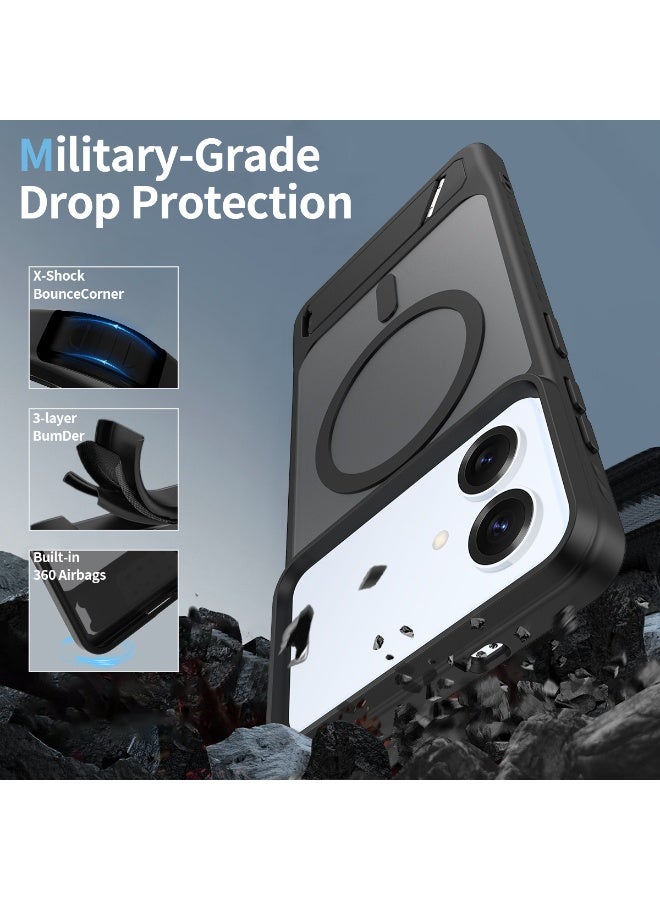 عام غطاء هاتف لجالاكسي إس 26 إيدج 6.7 بوصة، متوافق مع ماج سيف المغناطيسي، حامي شاشة زجاج مقوى، غلاف خلوي واقي مقاوم للصدمات مع حامل لجالاكسي إس 26 إيدج. - Image 3